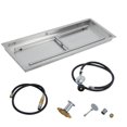 thumbnail image 2 of Ourlova Superior Stainless Steel Fire Pit Igniter Kit 48x14 Inch Rectangular Drop In Pan 14inch silver, 2 of 7