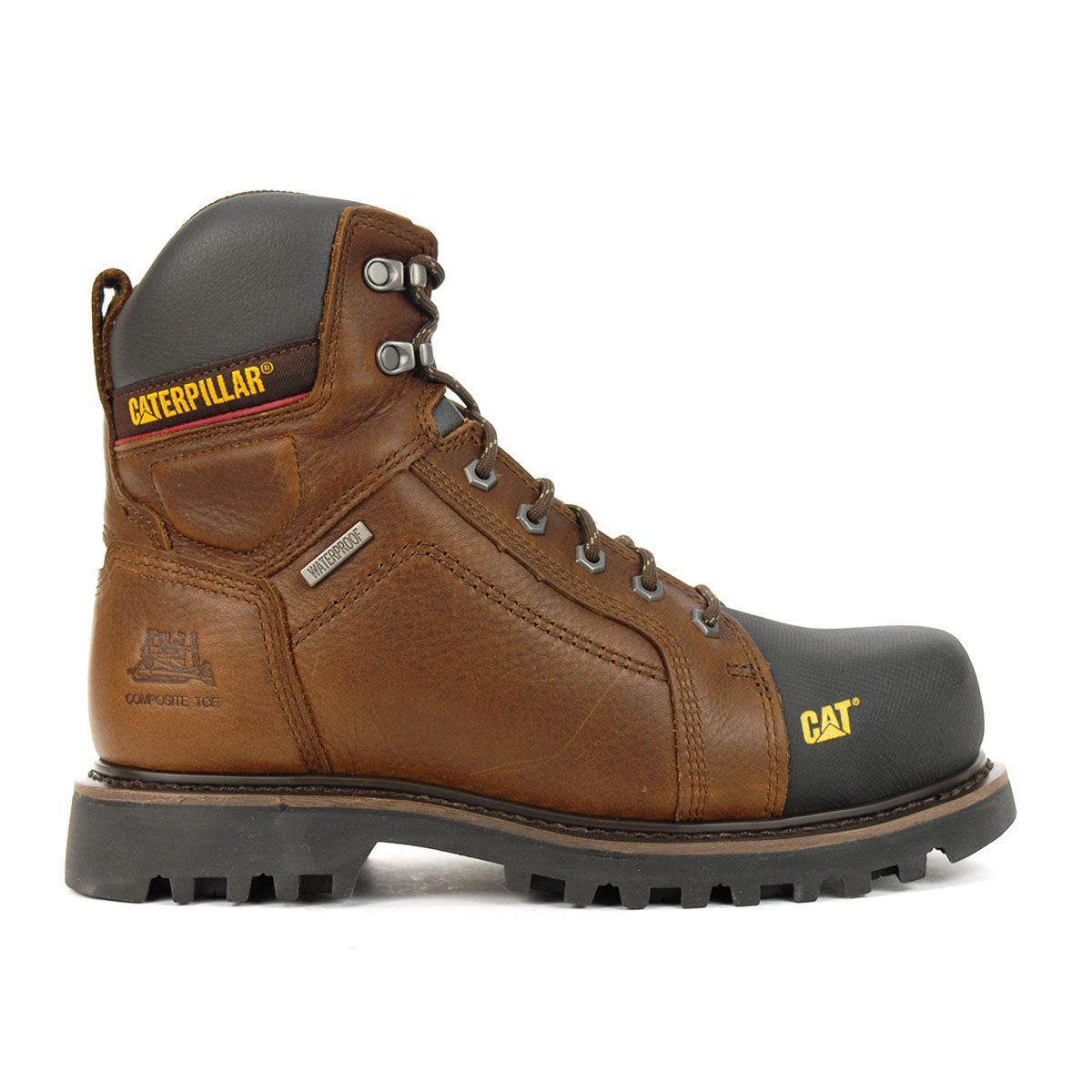 Caterpillar Men's Control 6" Oak WP CSA Work Boots P720204<span> - </span>9 (Wide)