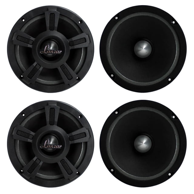 LANZAR OPTI6MI 6.5" 2000W Car Mid bass Mid Range Audio Power Speakers