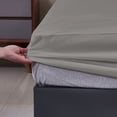 thumbnail image 5 of Maplenight Queen Size Fitted Sheet, Cooling Bed Sheets for Hot Sleepers, Waterproof Mattress Protector Cover - Breathable, Machine Washable, Quick-Drying Polyester TPU Gray, 5 of 5