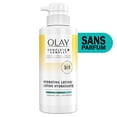 thumbnail image 2 of Olay Complete+ Hydrating Lotion Fragrance-Free, 300 mL, 3-in-1 Nourishing Face Moisturizer for All Skin Types with Vitamin B3, Vitamin E, and Ceramides, 2 of 12