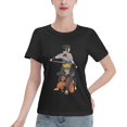 thumbnail image 1 of T-Shirt Basique à Manches Courtes pour Femmes Naruto Naruto Sasuke, 1 of 6