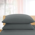thumbnail image 3 of PiccoCasa 3 Pieces Microfiber Soft Breathable Duvet Cover Set Dark Gray Twin, 3 of 7