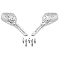 thumbnail image 2 of Krator Miroir Squelette Os Chromé Personnalisé Compatible avec Harley Davidson Sport Tour Glide FXRT, 2 of 4
