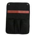 thumbnail image 4 of kurtrusly Portable Sofa Chair Arm Rest Pocket 4 Ports Caddy Holder Storage Bag black, 4 of 9
