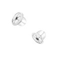 thumbnail image 1 of Paire de Remplacement (2) Boucles d'Oreilles en Or Blanc 14k à Fermoirs Vissés Convenant à In Season Jewelry, 1 of 4