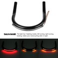 thumbnail image 3 of Motorcycle LED Lighted  Loop Bracket High Strength Waterproof DIY Accessory Black for Night Riding, 3 of 7