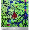 thumbnail image 3 of oneOone Polyester Lycra Fabric Dot|Swirl & Floral Panel Print Fabric By Yard 56 Inch Wide, 3 of 3