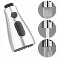 thumbnail image 4 of Swiveling Kitchen Sink Spray Head with 3 Spray Modes, ABS Construction, 360° Rotation, Water-Saving Aerator for G1/2 Inch Faucets, 4 of 8