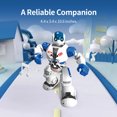thumbnail image 2 of GRM Kids Remote Control Intelligent Robot Toys,Educational Programmable Smart Robot,Perfect Gift for Boys 4 5 6 7 8+,Blue, 2 of 16