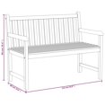 thumbnail image 4 of vidaXL 3 Piece Garden Dining Set Solid Wood Teak, 4 of 5
