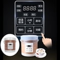 thumbnail image 4 of yuksok 1.6L Electric Rice Cooker for Car Porridge Food Container Heating Lunch Box Gold, 4 of 9