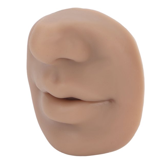 Silicone Model, Washable Silicone Nose Model Versatile Flexible Stretchy For School For Teacher Light Skin,Medium Beige,Dark Skin