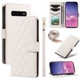 thumbnail image 1 of Samsung Galaxy S10 Plus Phone Case , Wallet Flip Cover Adjustable Crossbody Lanyard Magnetic Card Slots, 1 of 5
