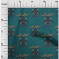 thumbnail image 1 of oneOone Cotton Poplin Fabric Bird & Tree Block Print Fabric By Yard 42 Inch Wide, 1 of 4