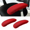 thumbnail image 2 of Office Chair Armrest Covers Removable Arm Rest Stretch Protector Cover AU Red, 2 of 6