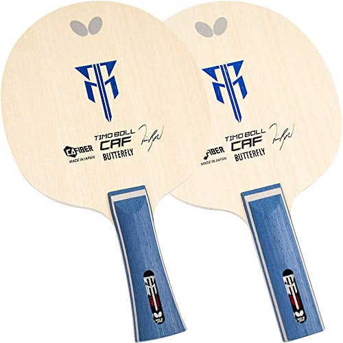 Butterfly Timo Boll CAF Table Tennis Blade - CA Fiber Blade - Timo Boll CAF Blade - Professional Table Tennis Blade - Available in FL and ST Handle Styles - Made in Japan