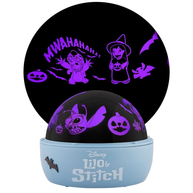 Halloween Lightshow Projection Tabletop Shadow Lights Lilo and Stitch Ppl Disney (WMCA)