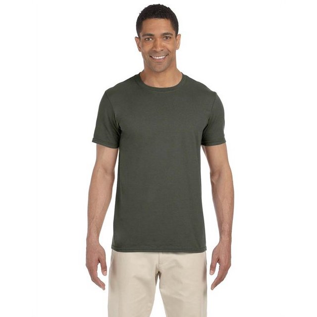 Gildan T-Shirt Softstyle® pour Adulte, Vert Militaire - 4TG