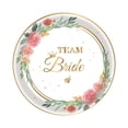 thumbnail image 2 of Flower Bride Party Theme Tableware Set Disposable Decorative Tableware Paper Set, 2 of 4