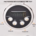thumbnail image 3 of 6-meals Automatic Cat Feeder - Auto Pet Feeder with Digital Timer Dry and Music Calling For Dogs, Cats, Rabbit and Small Animals, 3 of 7