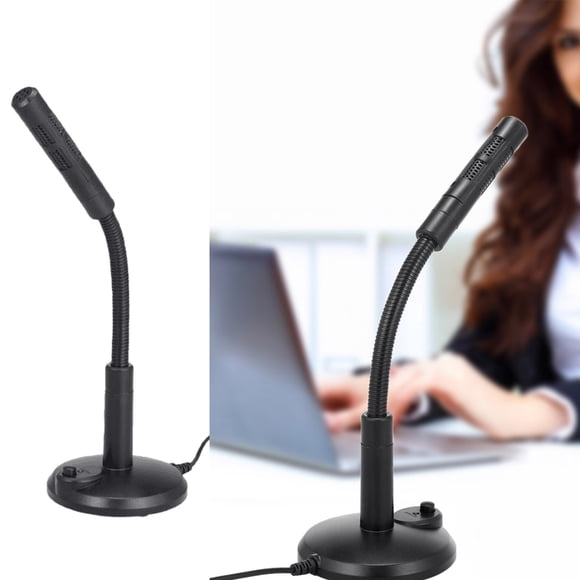 WIFKLSIIPG USB Desktop Microphone Plug &Play PC Computer Mic for Computer Gaming Recording Chatting Singing Meeting