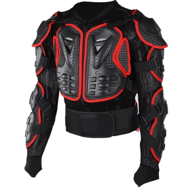 Armure de Veste Protectrice, Armure de Conduite Veste Protectrice Moto Armure Intégrale pour Hommes et Femmes Adultes