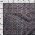 thumbnail image 2 of oneOone Silk Tabby Fabric Floral & Geometric Ethnic Print Fabric BTY 42 Inch Wide, 2 of 4