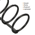 thumbnail image 4 of Unique Bargains 1' Dia. 3 Circle Detachable Metal Binder Rings Loose Leaf Rings, Black 6 Pack, 4 of 6