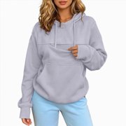 Zshosam Women Sweatshirt Oversized Hoodie Sweatshirts for Women Heavyweight Hoodies Pullover Sweaters Pullover S,(Grey S)