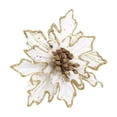 thumbnail image 2 of Matoen12 Christmas Imitation Flower Flannel Christmas Tree Decorative Flowers, 2 of 6