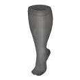 thumbnail image 2 of Plus Size Solid Color All Season Versatile and Comfortable Casual Sports Pressure Stockings, 2 of 3
