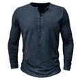 thumbnail image 3 of Birdeem Chemise Décontractée pour Hommes, Col en V, Manches Longues, Respirante, 3 of 8