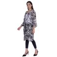 thumbnail image 2 of Moomaya Long Sheer Shrug Printed Open Front Beach Coverup Summer Cardigan, 2 of 8