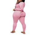 thumbnail image 4 of Combinaison Pyjama une-Pièce à Col en V Profond pour Femmes, Barboteuse Justaucorps avec Siège Tombant et Rabat des Fesses, 4 of 6