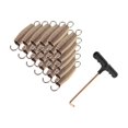 thumbnail image 4 of ZLight 20Pcs Trampoline Springs Heavy Duty Weather Resistant Trampoline Accessories 16cm Silver 9cm, 4 of 6