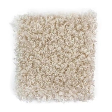KLKCMS Tissu Bouclé 16.9x14.9 Pouces Tissu en Fausse Fourrure pour Bricolage Couverture Rembourrage Abricot