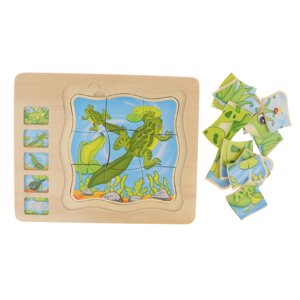 Frog puzzle couche de puzzle pour les enfants et les tout-petits