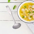 thumbnail image 3 of Mini Stainless Steel Cooking Set, EDHITNR 304 Polished Ladle Slotted Spoon Turner, Compact Space Saving Kitchen Utensils for Small Kitchens Picnic Lunch, 3 of 4
