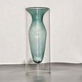 thumbnail image 4 of (Style 2 pink) Double-layer Aromatherapy Bottle Nordic Flower Arrangement Glass Vase, 4 of 14
