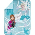 thumbnail image 2 of Disney Frozen Kids Silk Touch Fleece Throw, 100% Polyester, 2 of 7
