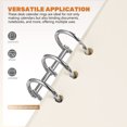 thumbnail image 3 of KAKOWELY metal binder rings 20pcs Binder Rings Desk Calendar Binding Rings Notebook Binder Rings Clips Binding Spines Combs Paper Book Binding Tools1.57"X0.98"X0.98", 3 of 5