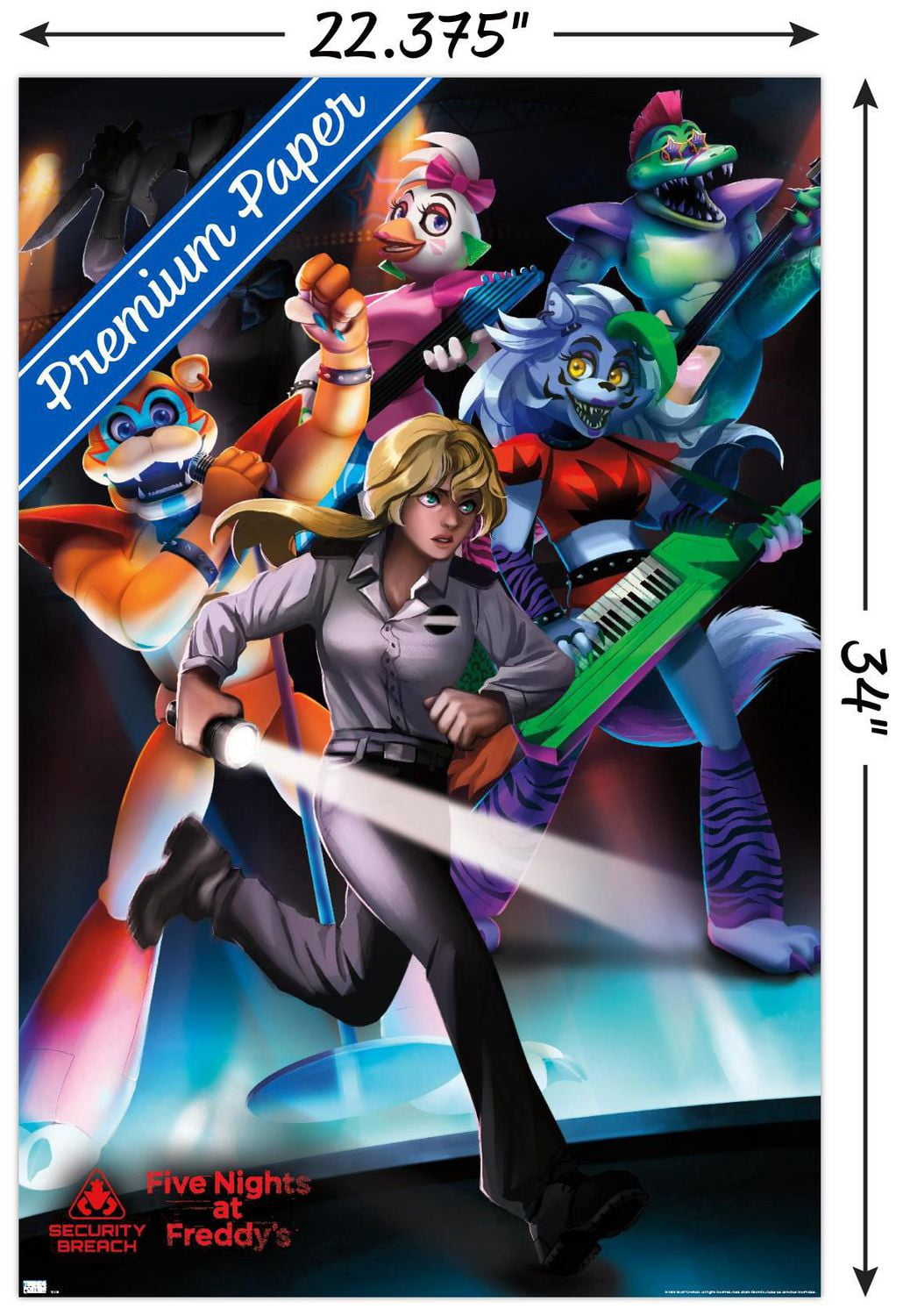Five Nights at Freddy's: Security Breach - Group Wall Poster