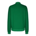 thumbnail image 3 of WRKEKC Women's Arrival Zip Front Jacket Solid Color Long Sleeve Modern Minimalist Style Everyday Essential No Hood Plus Sizes Green XXL, 3 of 4