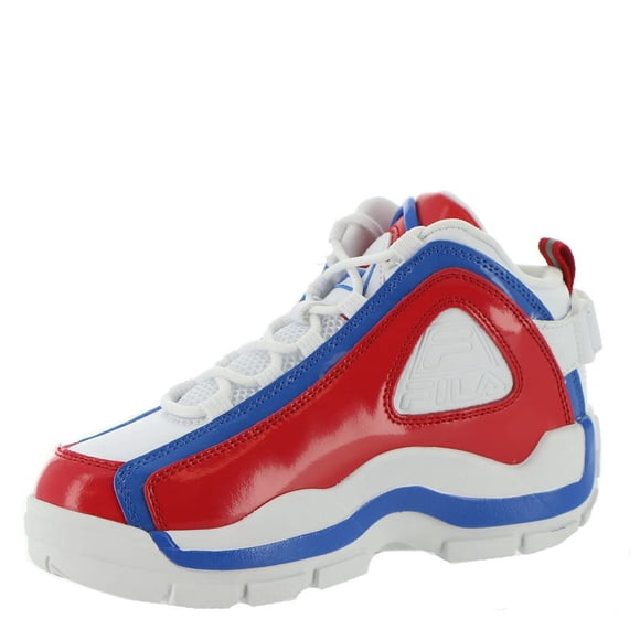 Fila Boy's Grant Hill 2 (Big Kid) White/Fila Red/Prince Blue 6.5 Big Kid M