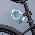 thumbnail image 1 of Câble de Verrouillage de Vélo Combinaison de Verrouillage de Vélo avec Support de Montage Haute Sécurité Réinitialisation à 5 Chiffres Verrouillage de Vélo Enroulé, 1 of 3