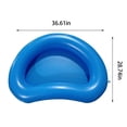 thumbnail image 3 of Boovnll Pool Deals, Inflatable Foot Wash Basin, Spa Foot Pool Portable Footbath, Home Pool Foot Pool Foot Cleaning Pool Foot Wash (1 Pack), Above Ground Pool Accessories, Pool Accessories, 3 of 7
