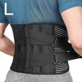 thumbnail image 1 of Double Pull Lumbar Lower Back Support Belt Brace Neoprene For Spine Posture Pain, 1 of 5