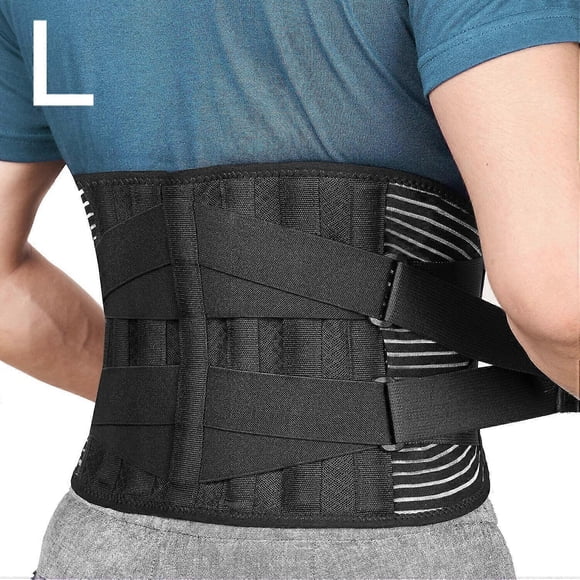Double Pull Lumbar Lower Back Support Belt Brace Neoprene For Spine Posture Pain