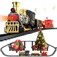 thumbnail image 1 of UFULMN Electric Train Set with 3D Elevated Tracks Quiet Mode Christmas Train Maximum Recommended Age 3+ for Kids Material, 1 of 6